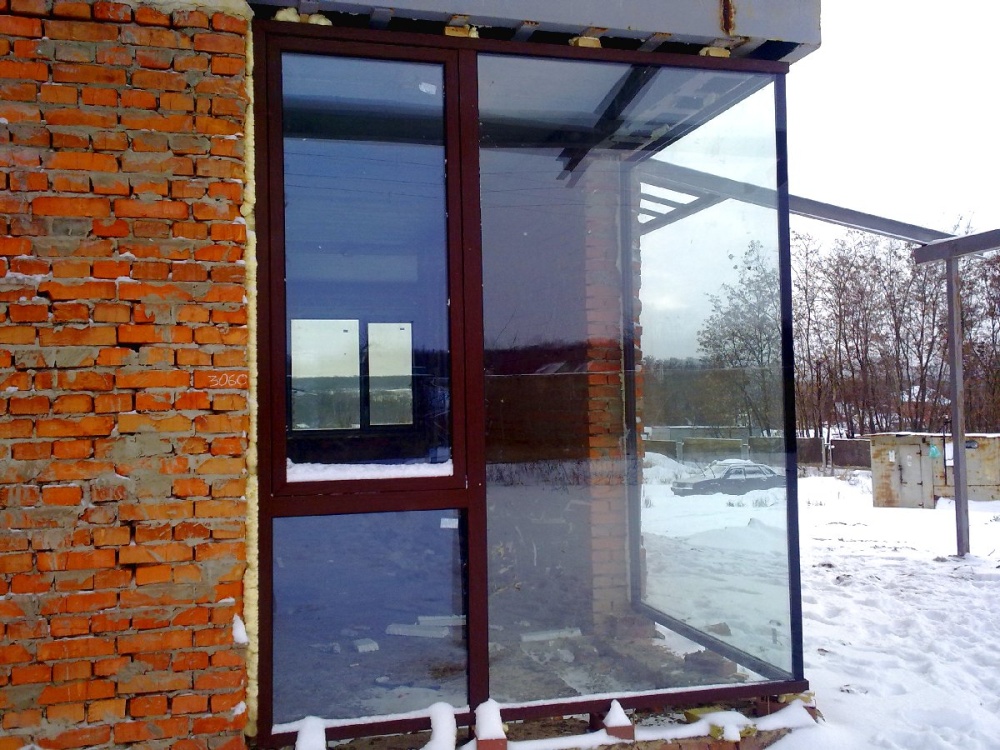 Холодное алюминиевое окно 3